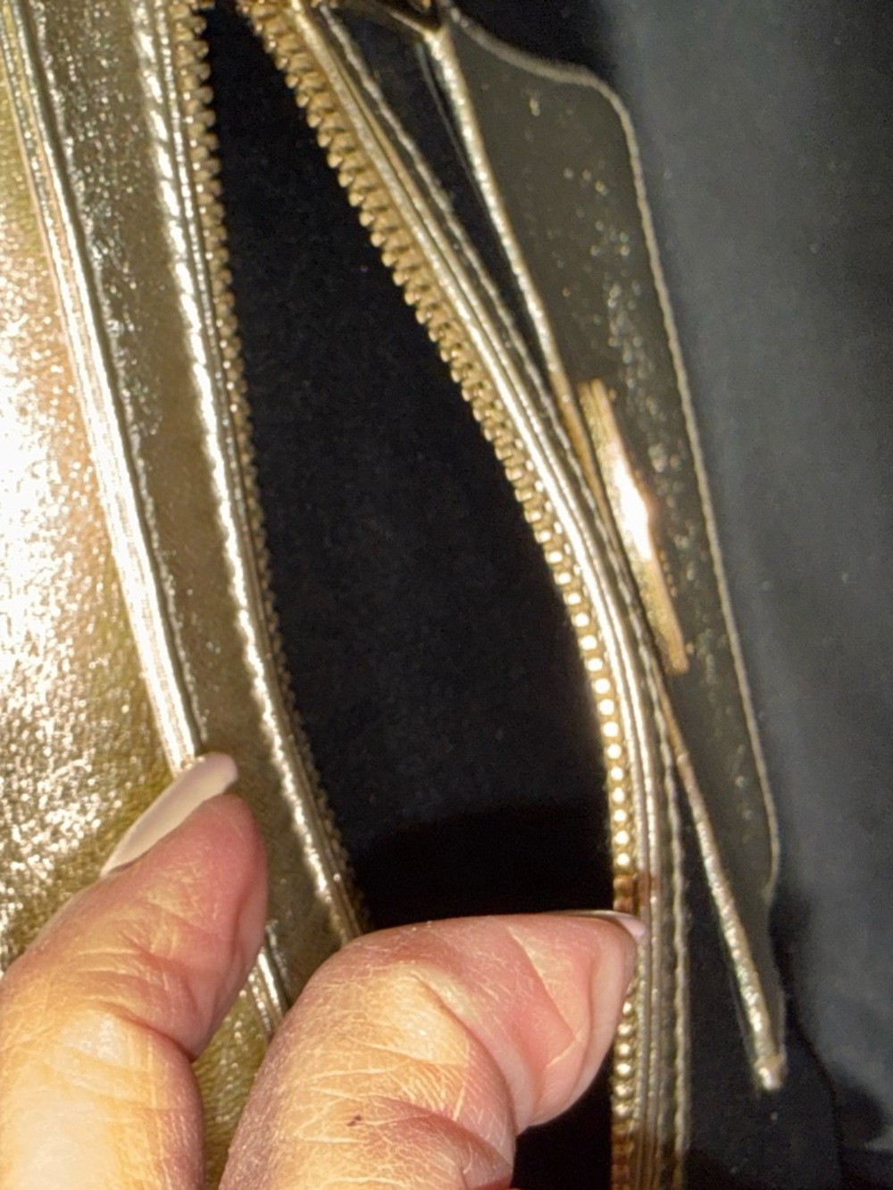 Miu Miu Gold Quilted Leather Shoulder Bag - Picture 8 of 9